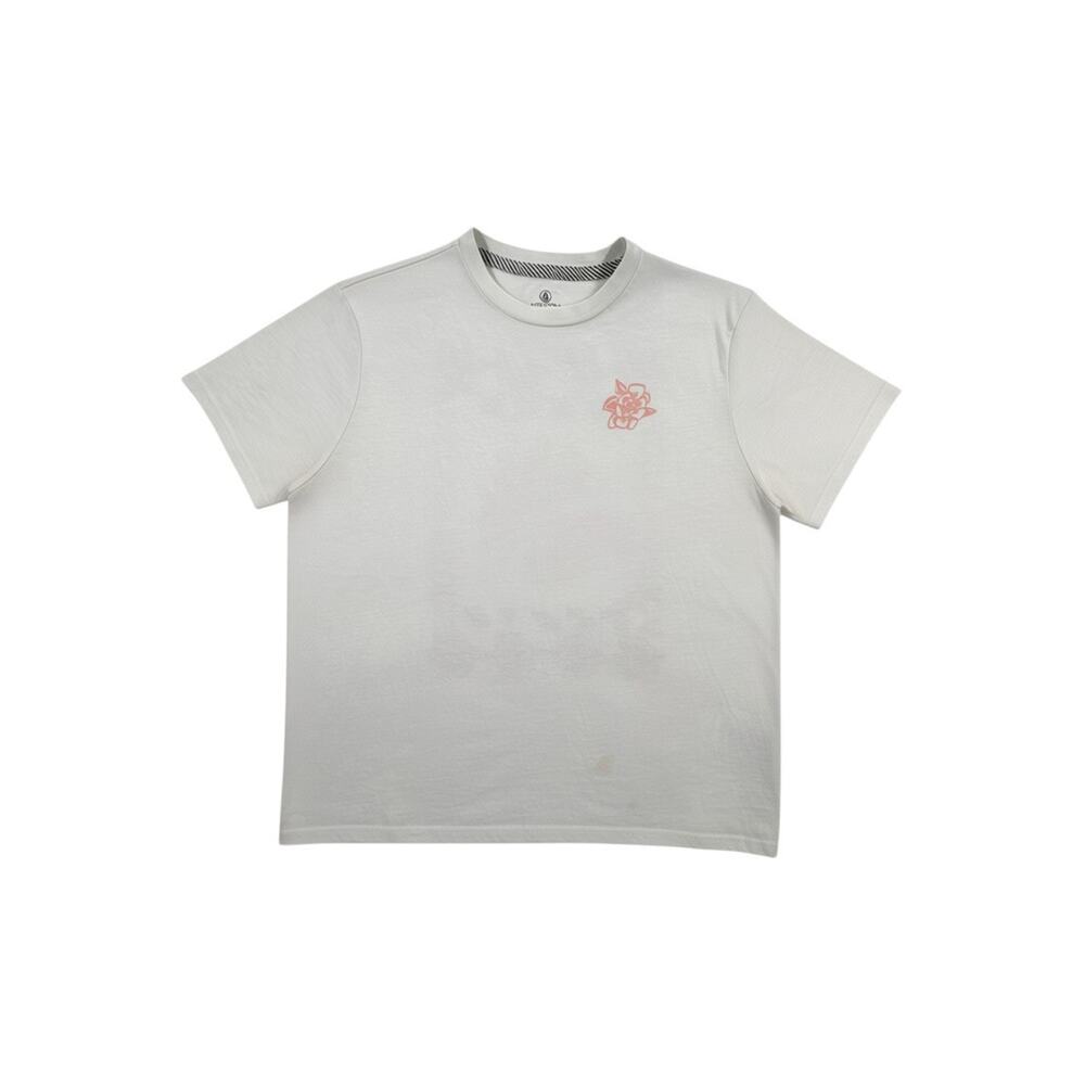 Volcom Women's Cotton Polyester Graphic T-Shirt White Size S